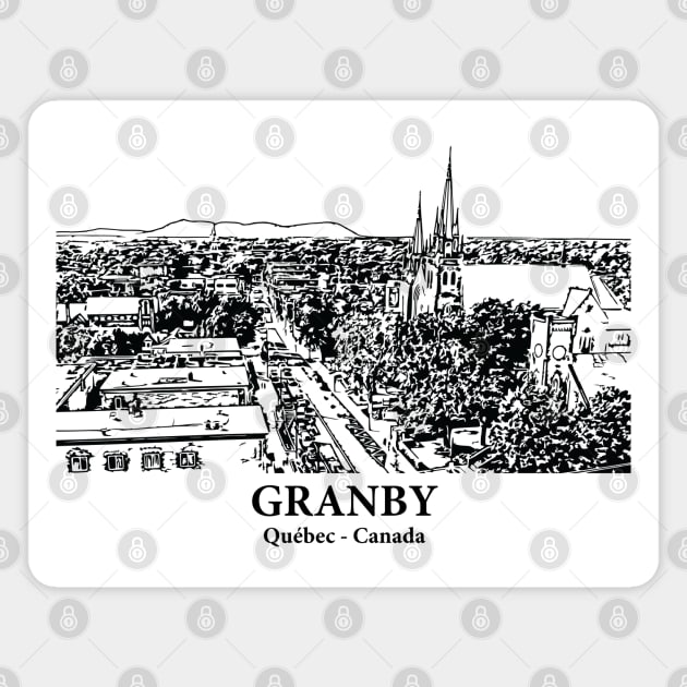 Granby - Québec Magnet by Lakeric